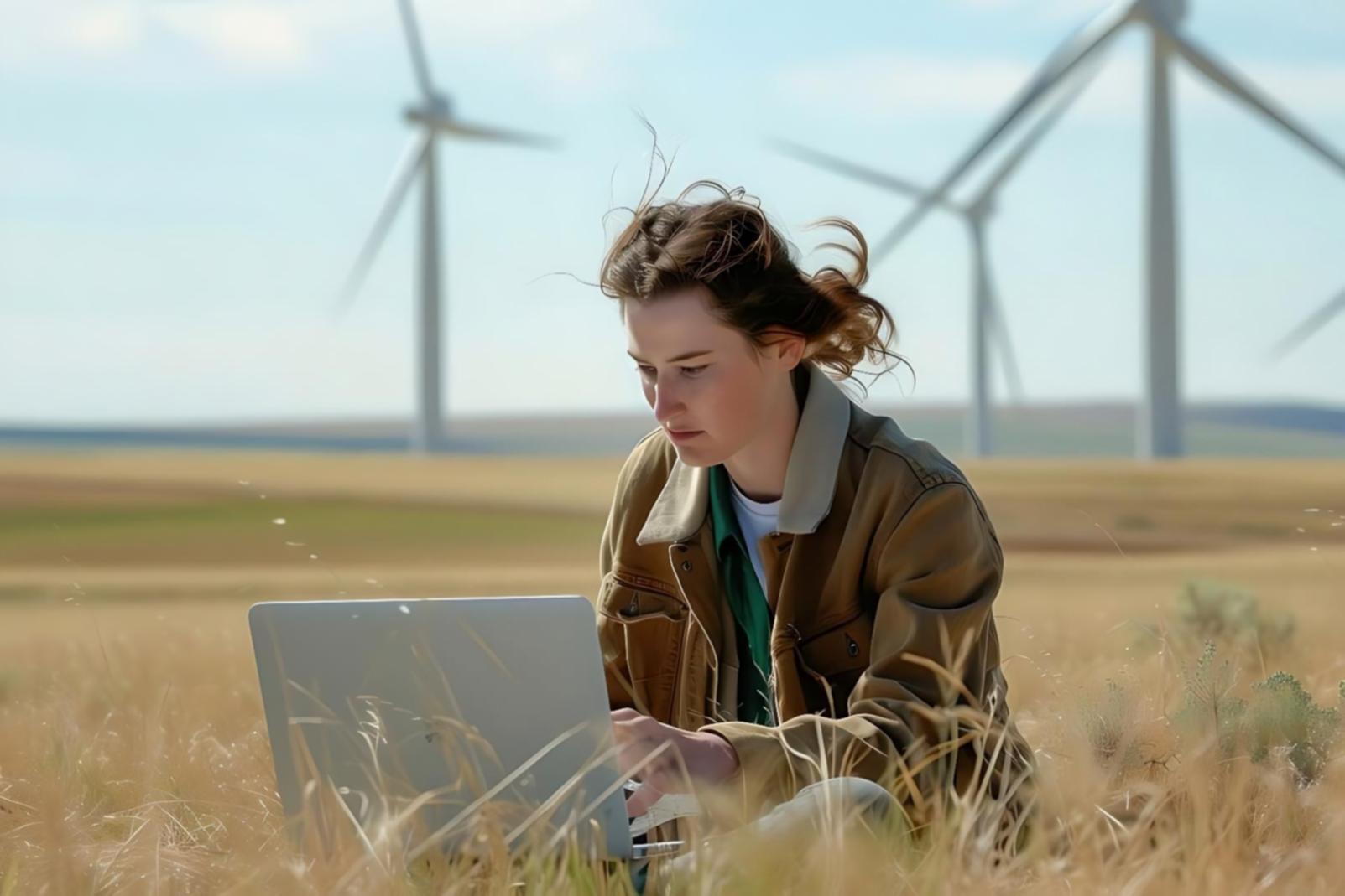 Infrastructure d'énergie renouvelable moderne